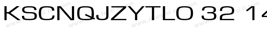 KSCNQJZYTL0 32 140字体转换